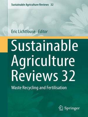 cover image of Sustainable Agriculture Reviews 32